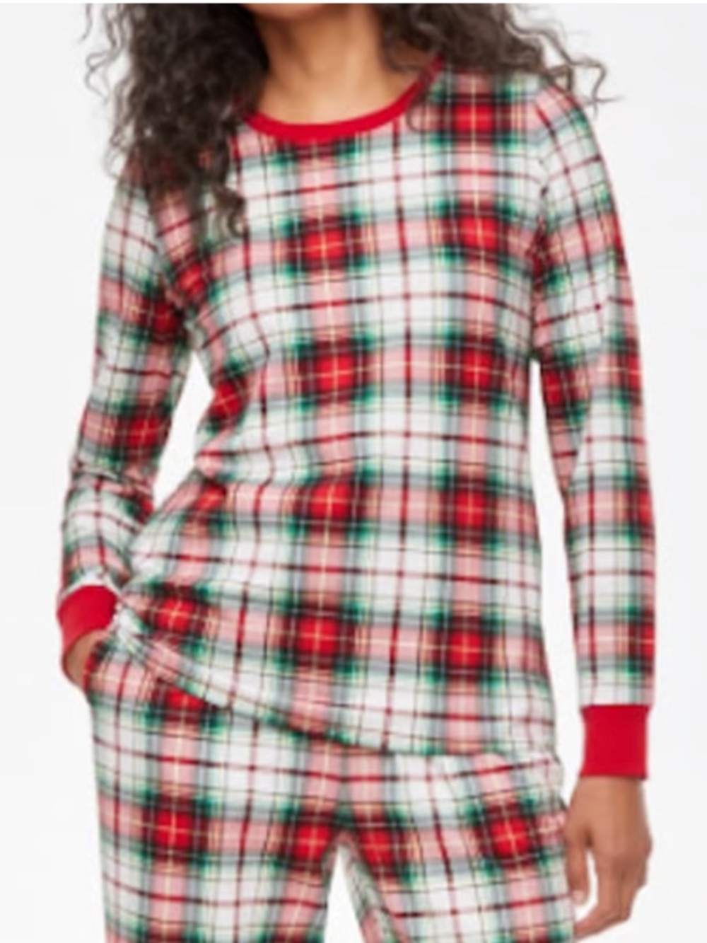 Holiday Lane Women's Winterton Plaid Family Pajamas Top